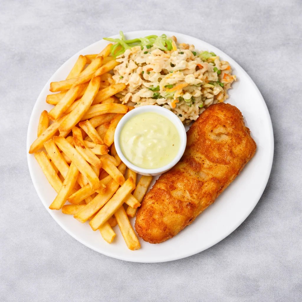 Fish and Chips Plate